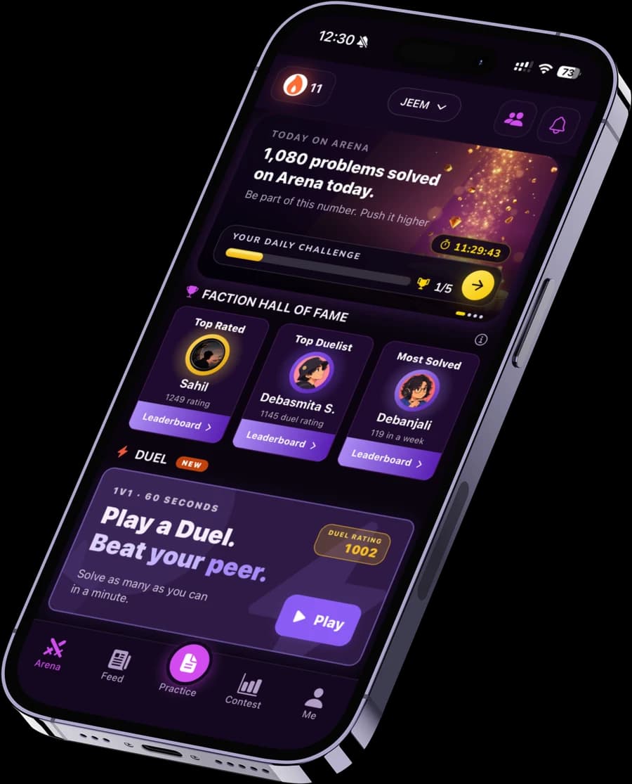 Faction Arena app home screen